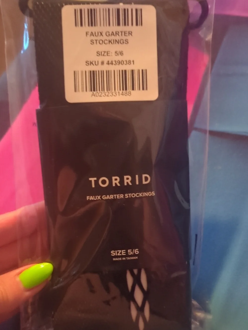 TORRID Plus Size Faux Garter Stockings Size 28-30 5/6  NWT